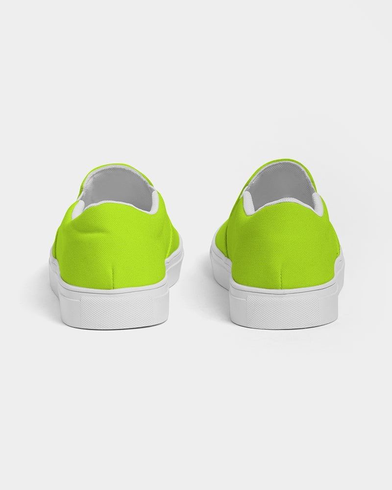 Lime Women's Slip-On Canvas Shoe