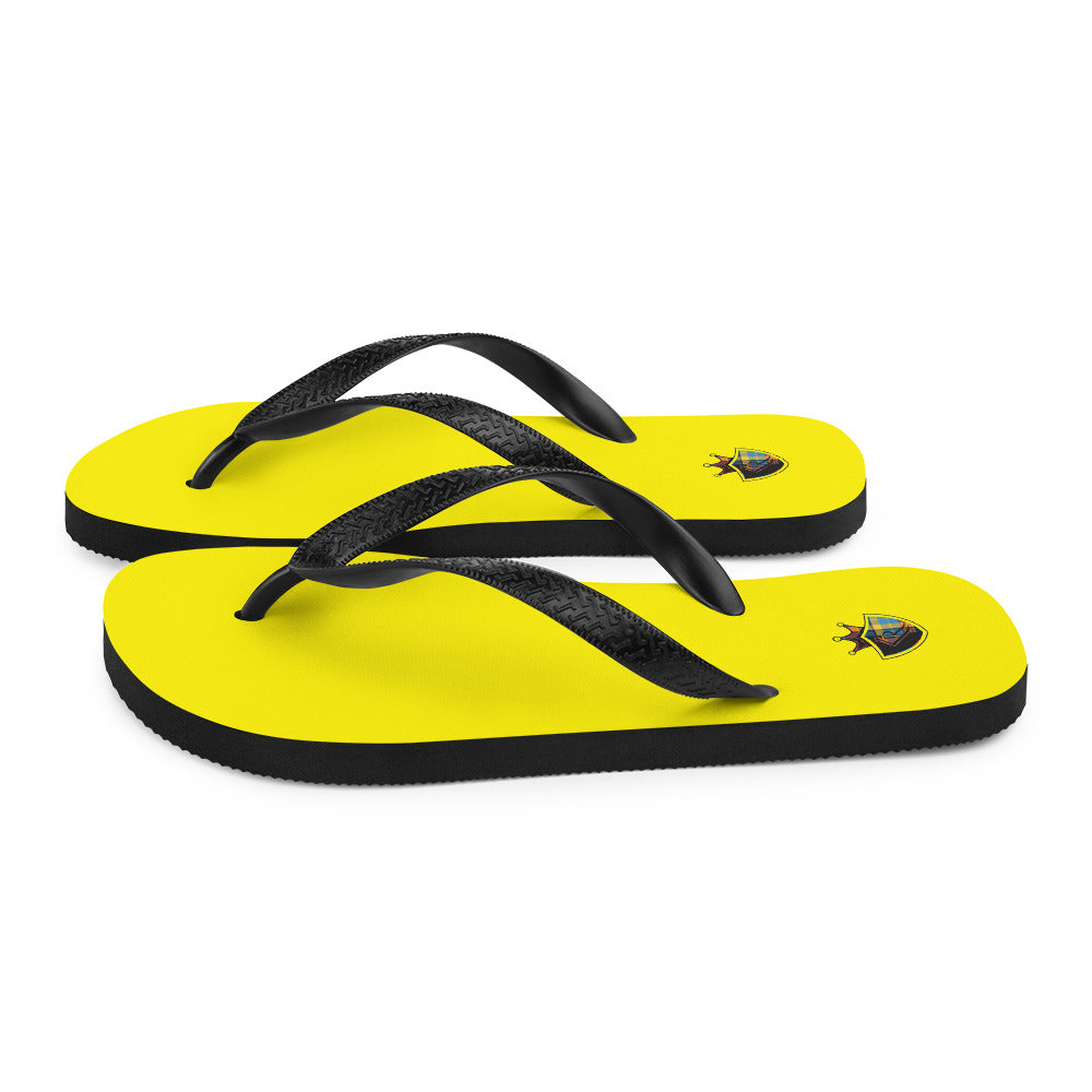 Yellow Kre' Flip-Flops